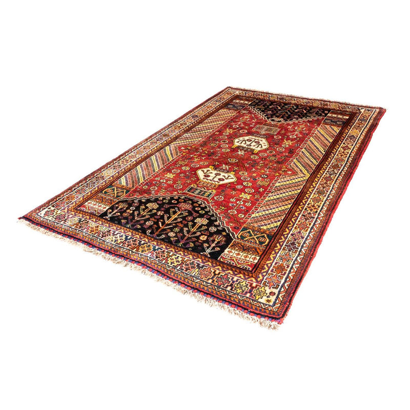 Persisk tæppe - Nomadisk - 250 x 153 cm - mørkerød