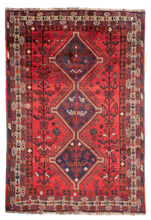 Persisk tæppe - Nomadisk - 295 x 200 cm - rød
