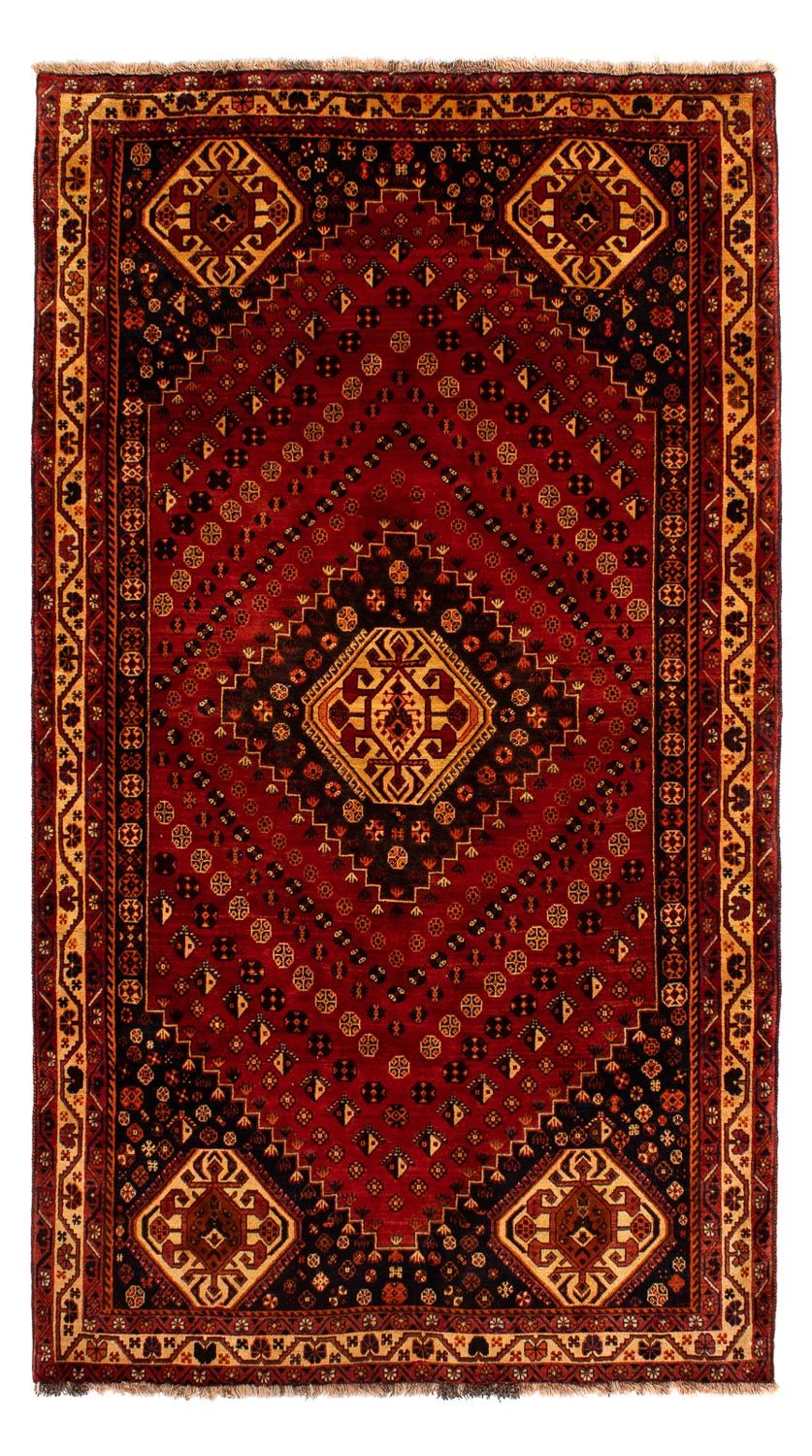 Persisk tæppe - Nomadisk - 290 x 173 cm - mørkerød