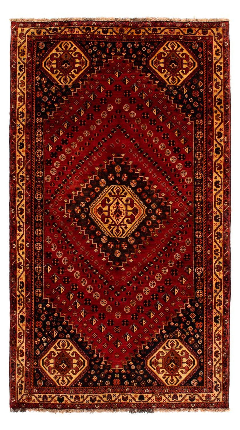 Persisk tæppe - Nomadisk - 290 x 173 cm - mørkerød
