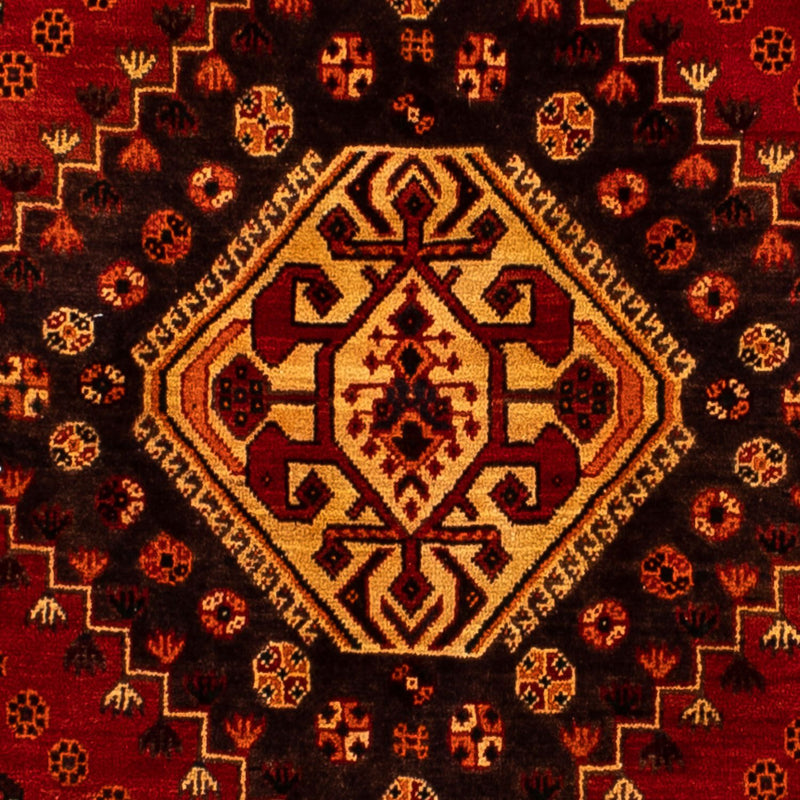Persisk tæppe - Nomadisk - 290 x 173 cm - mørkerød