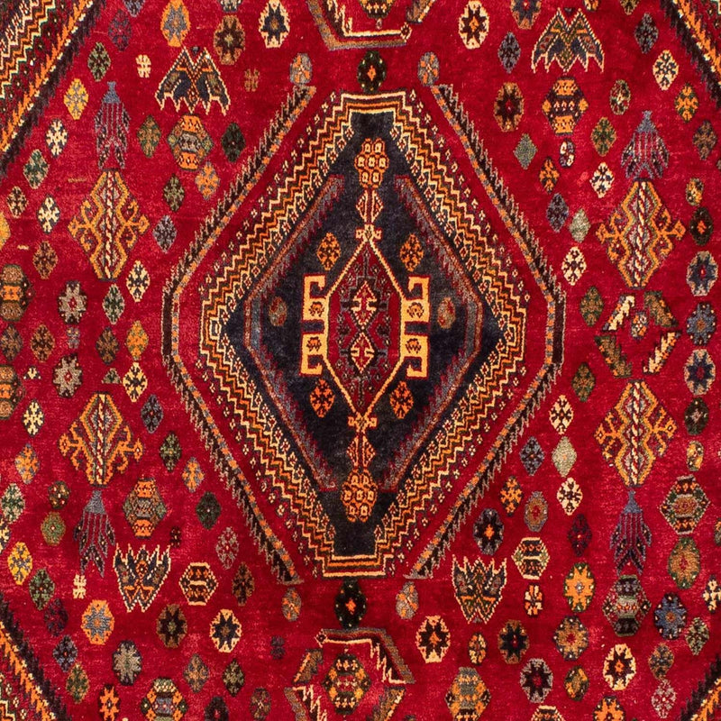 Persisk tæppe - Nomadisk - 272 x 190 cm - mørkerød