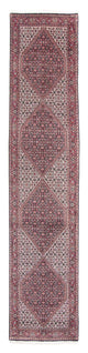 Bidjar Tæppe 395x81cm - Persisk tæppe