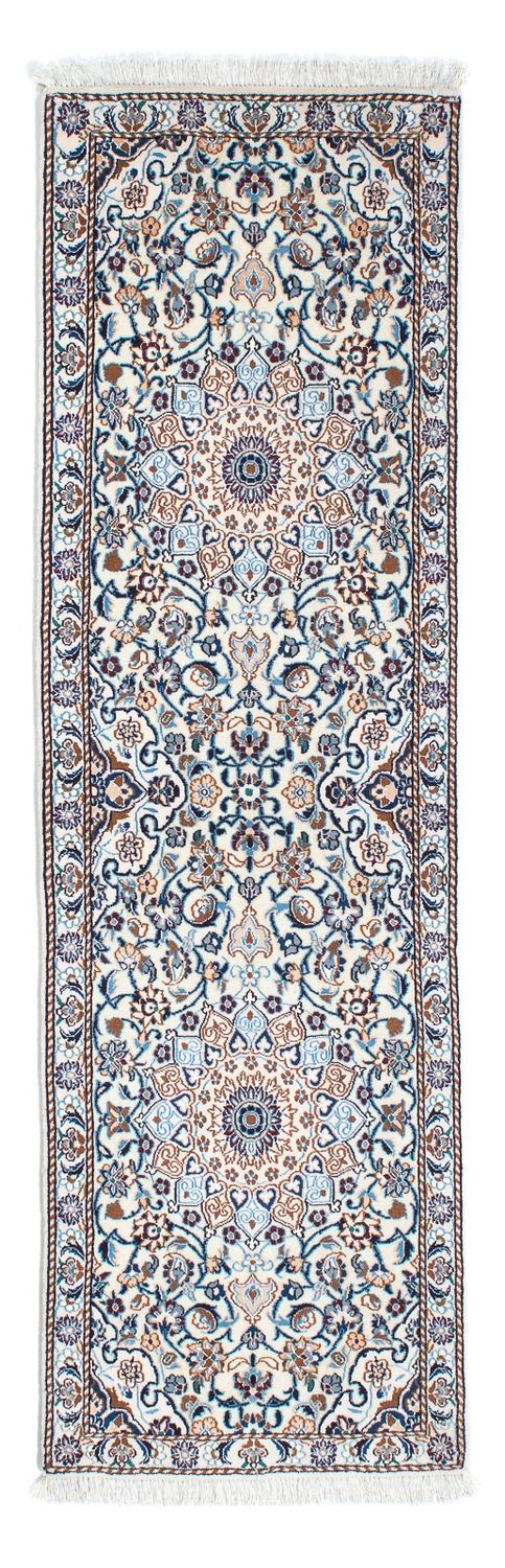Løber Persisk tæppe - Nain - Royal - 196 x 59 cm - beige