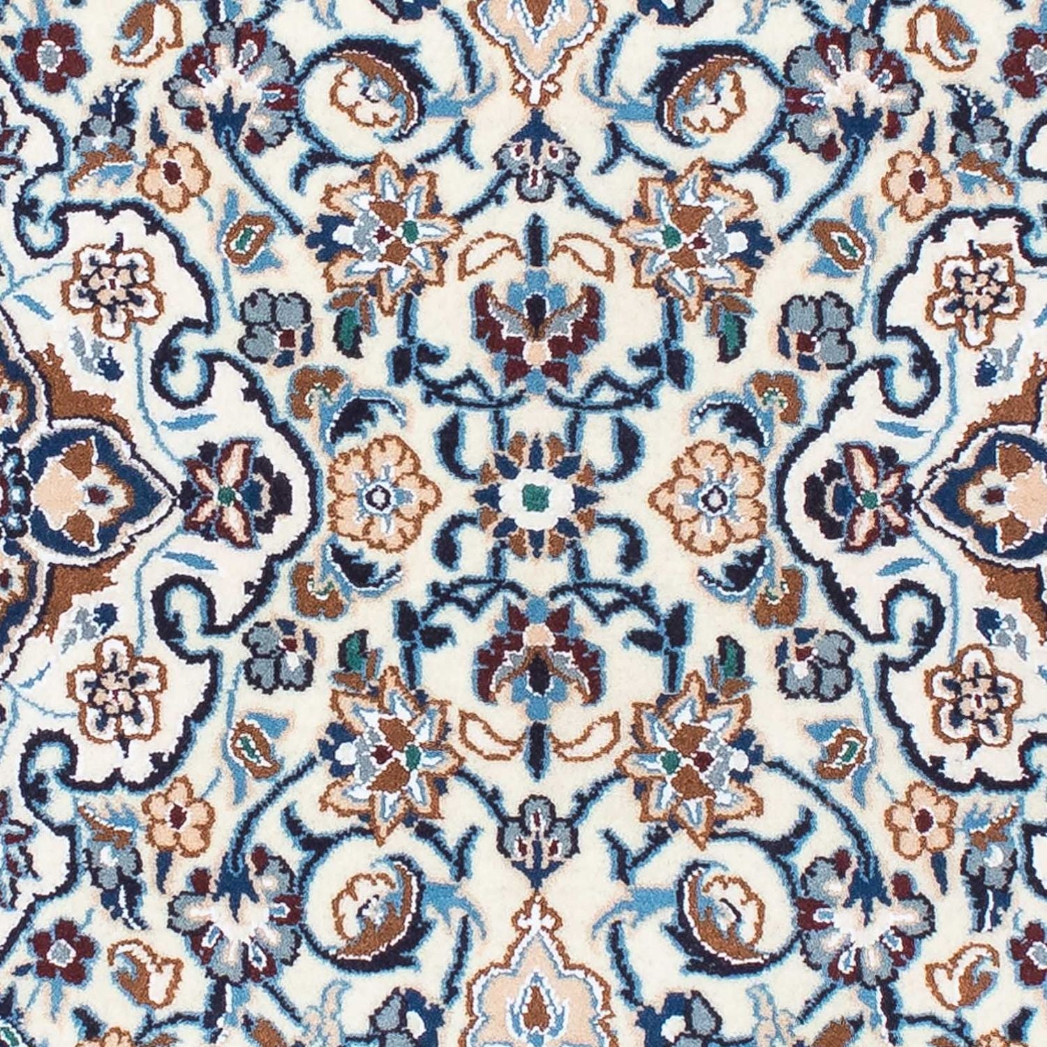 Løber Persisk tæppe - Nain - Royal - 196 x 59 cm - beige