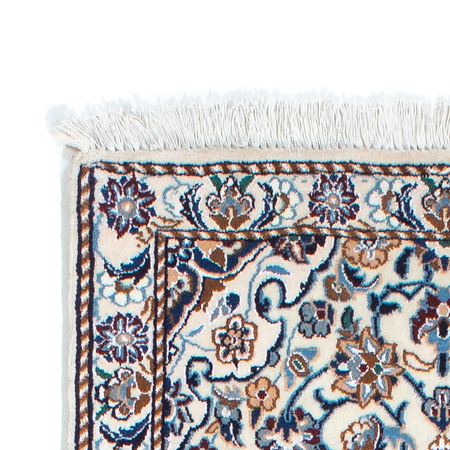 Løber Persisk tæppe - Nain - Royal - 196 x 59 cm - beige