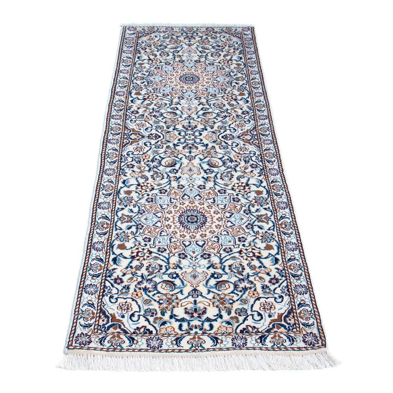 Løber Persisk tæppe - Nain - Royal - 196 x 59 cm - beige