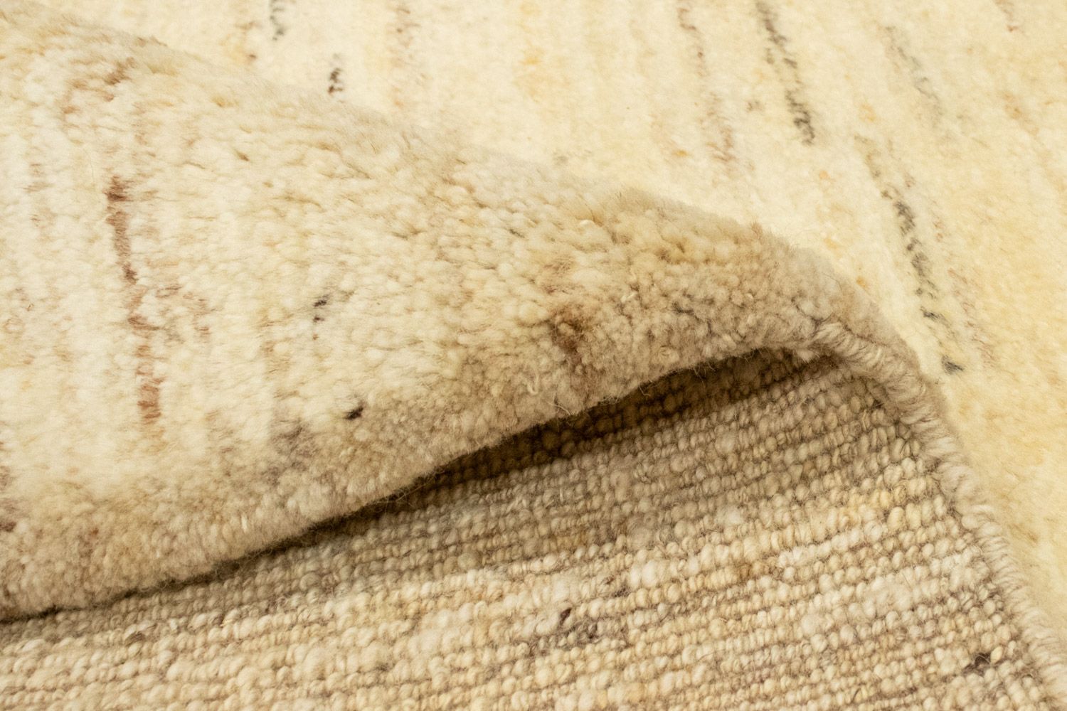 Gabbeh Tæppe - Loribaft Persisk - 179 x 123 cm - beige