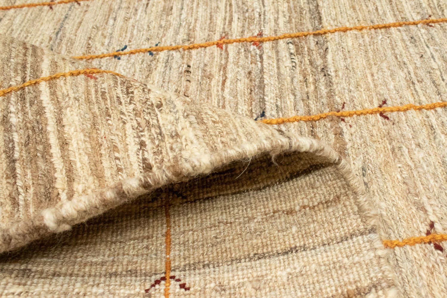 Gabbeh-tæppe - Persisk - 202 x 151 cm - beige