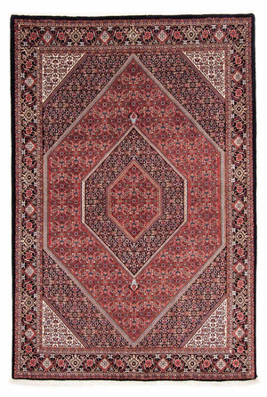 Persisk tæppe - Bijar - 238 x 169 cm - mørkeblå
