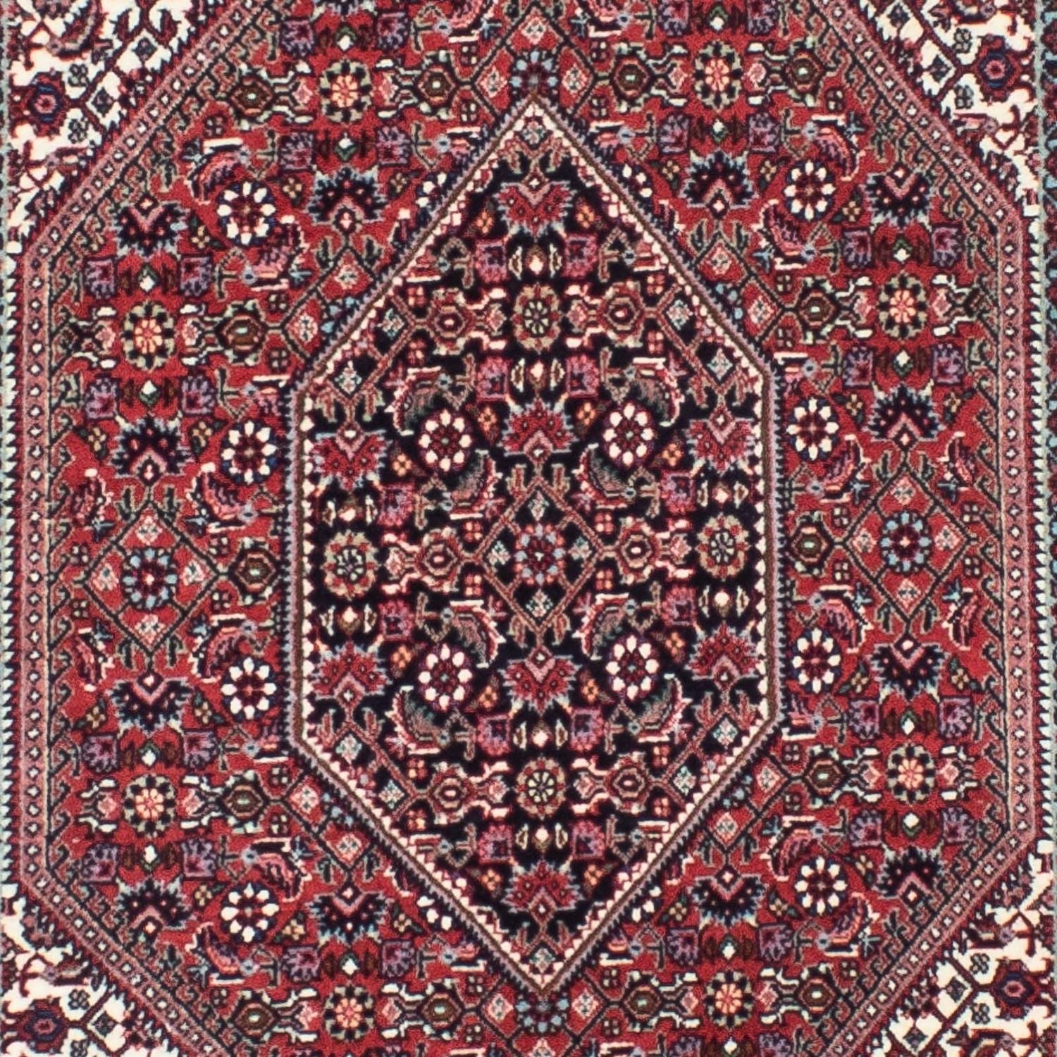 Løber Persisk tæppe - Bijar - 316 x 82 cm - rød