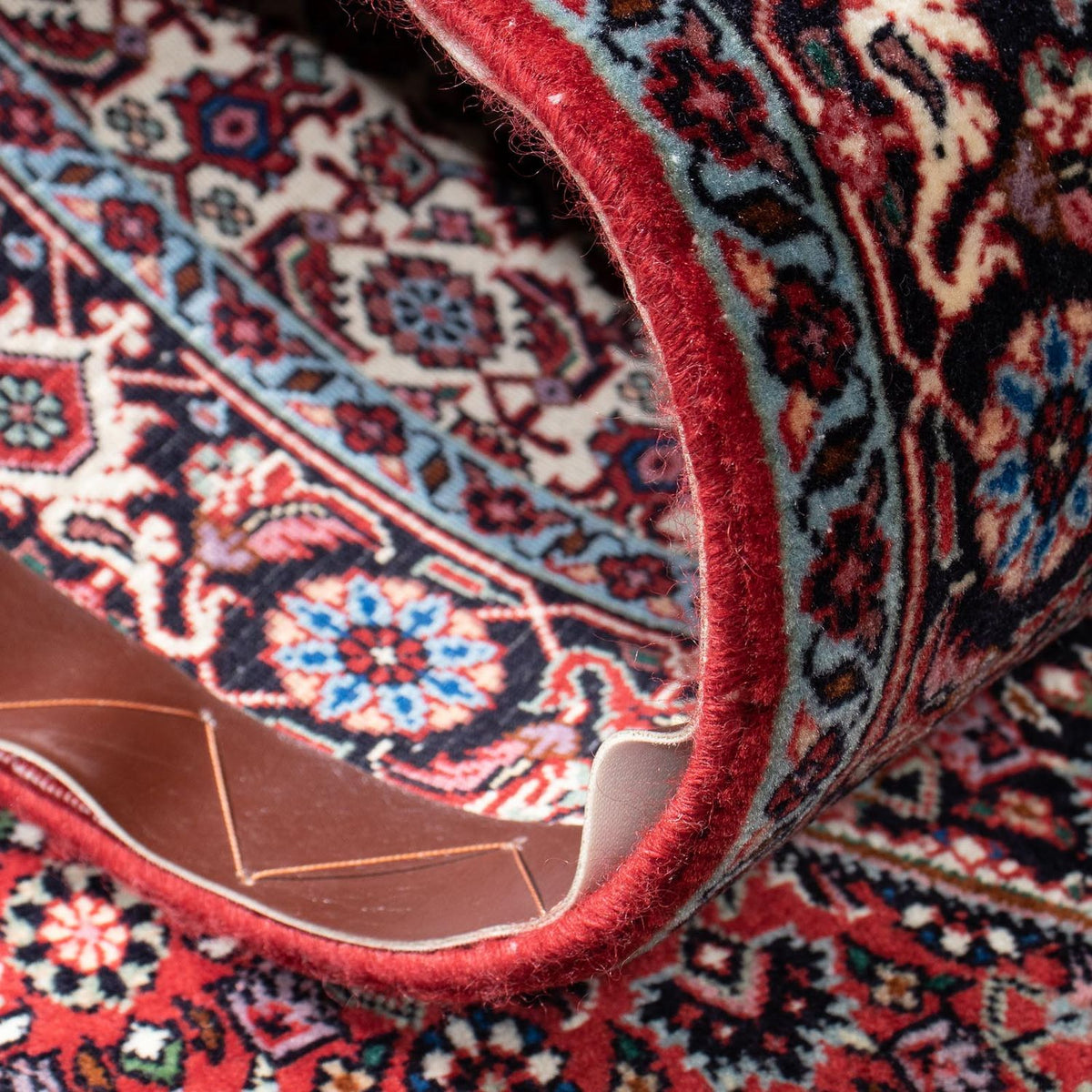 Løber Persisk tæppe - Bijar - 316 x 82 cm - rød