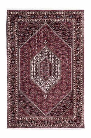 Persisk tæppe - Bijar - 200 x 130 cm - rød