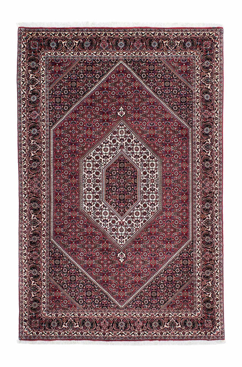 Persisk tæppe - Bijar - 200 x 130 cm - rød