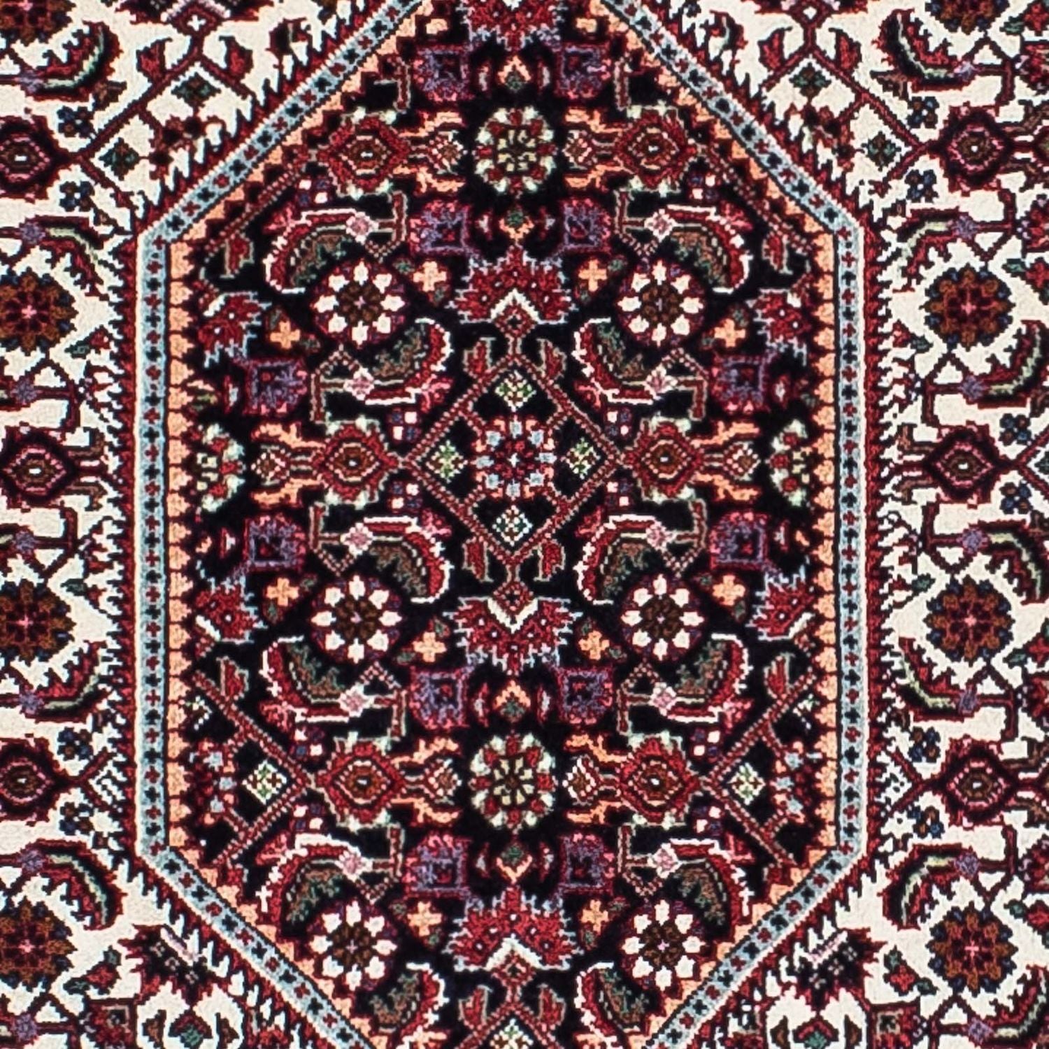 Persisk tæppe - Bijar - 200 x 130 cm - rød