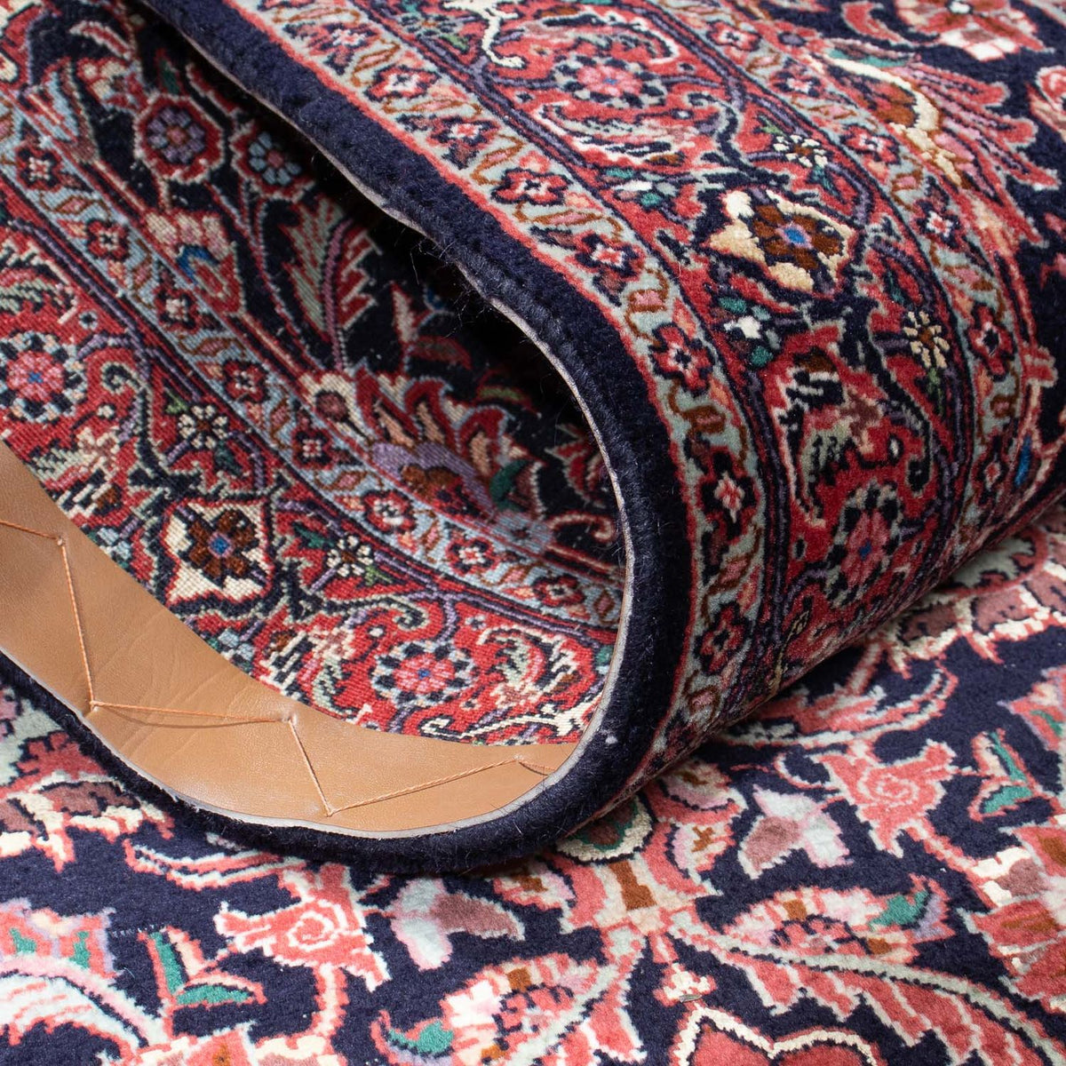 Løber Persisk tæppe - Bijar - 298 x 83 cm - mørkeblå