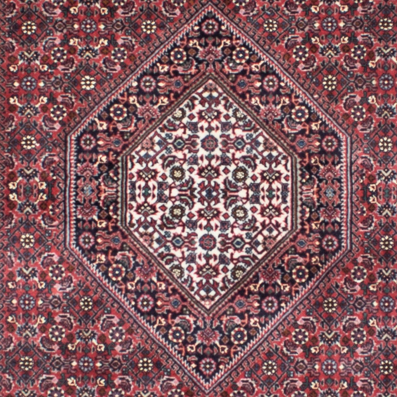 Løber Persisk tæppe - Bijar - 294 x 90 cm - lysrød