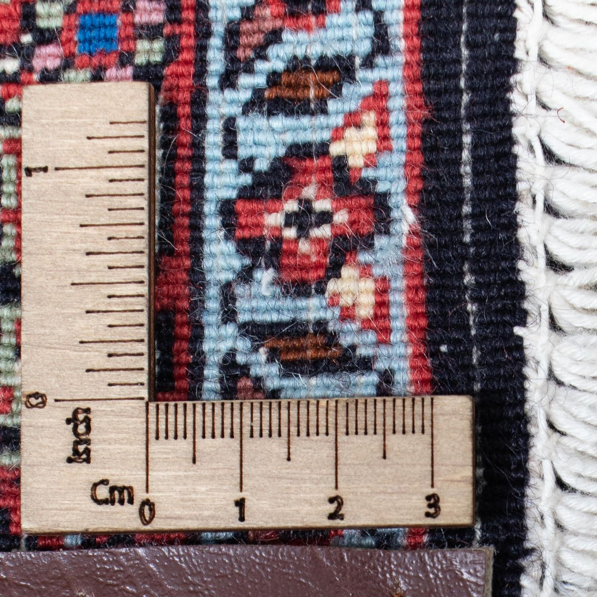 Løber Persisk tæppe - Bijar - 418 x 86 cm - lysrød