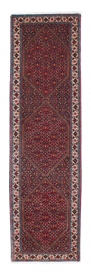 Løber Persisk tæppe - Bijar - 306 x 85 cm - rust