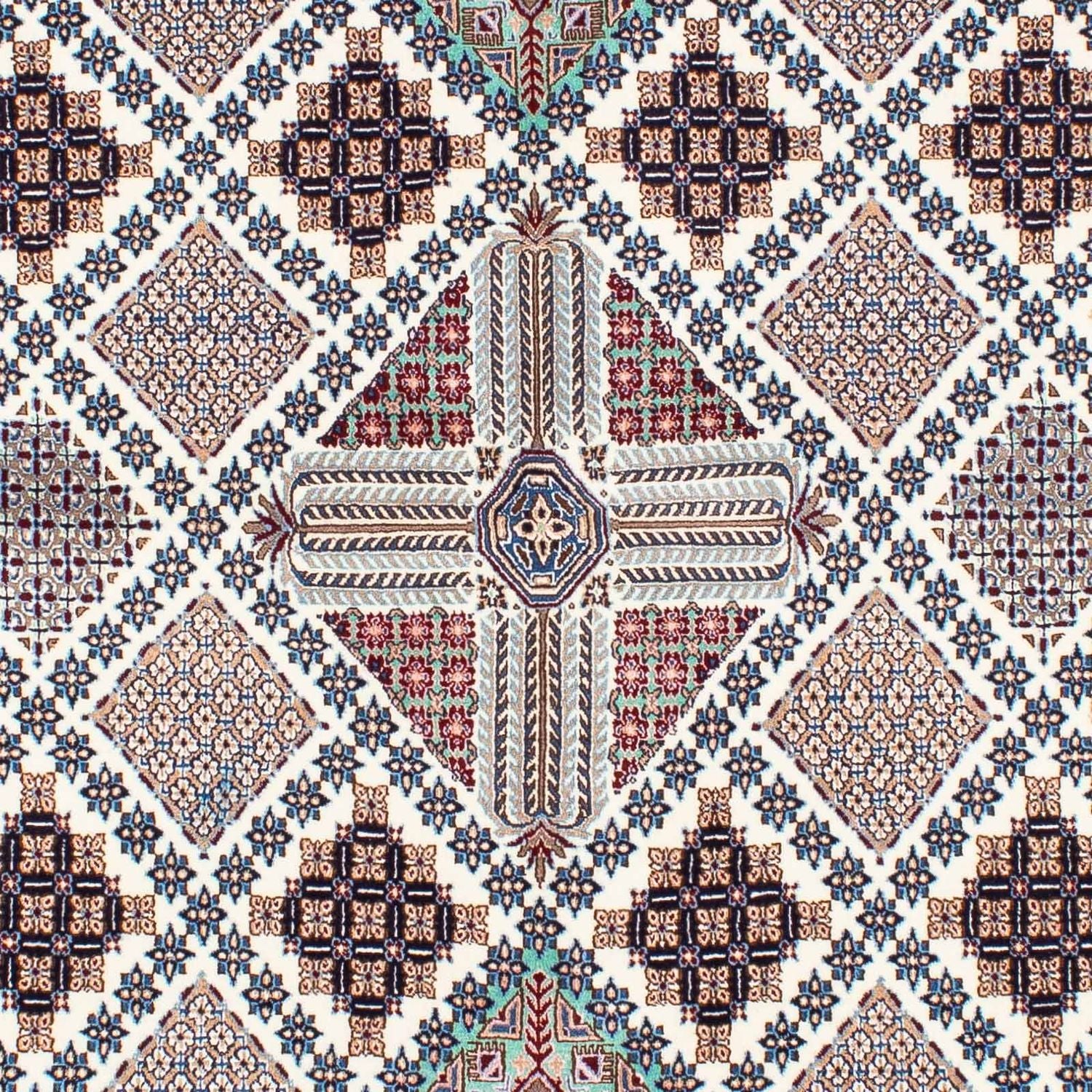 Persisk tæppe - Nain - Premium - 226 x 139 cm - flerfarvet