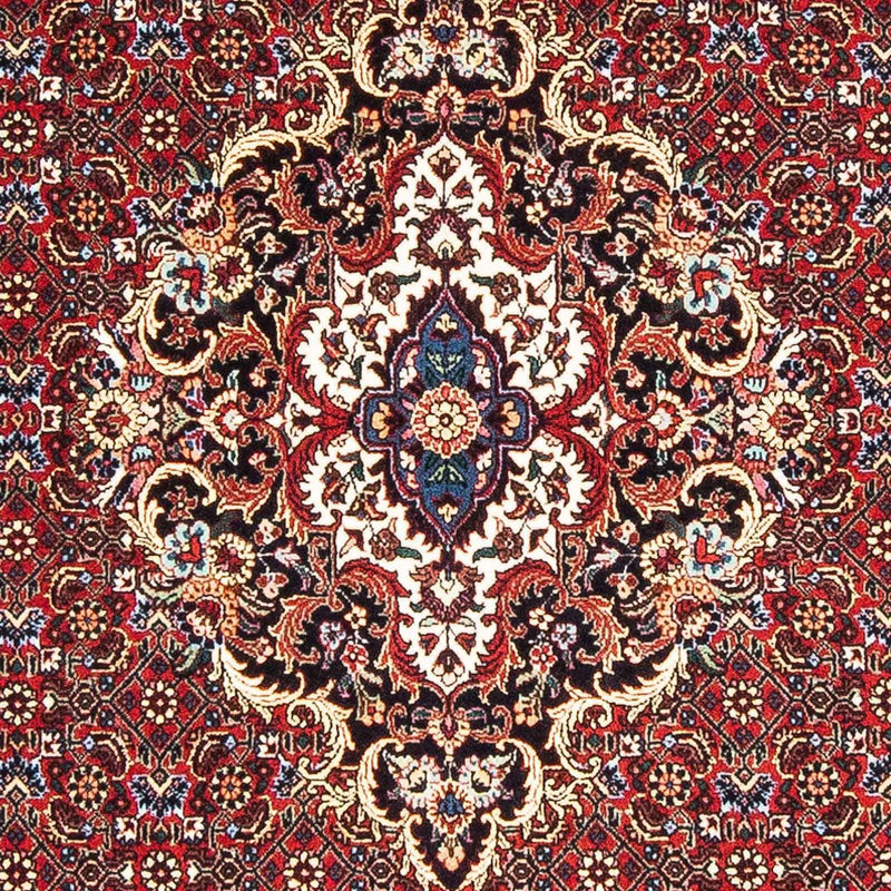Persisk tæppe - Bijar - 175 x 109 cm - mørkerød