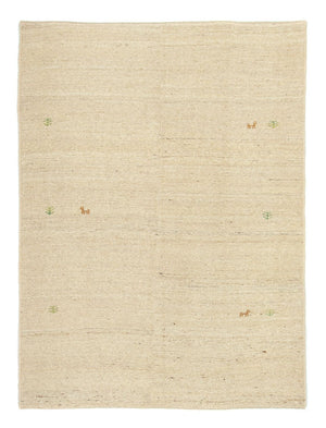 Gabbeh-tæppe - Persisk - 185 x 139 cm - beige