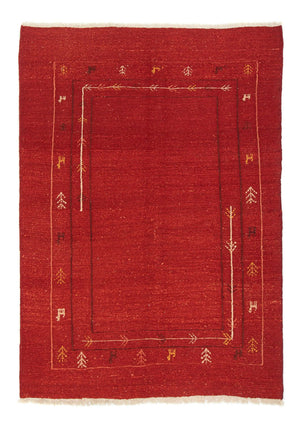 Gabbeh-tæppe - Persisk - 200 x 142 cm - rød