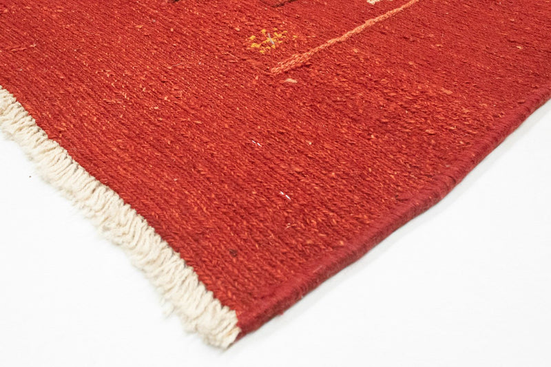 Gabbeh-tæppe - Persisk - 200 x 142 cm - rød