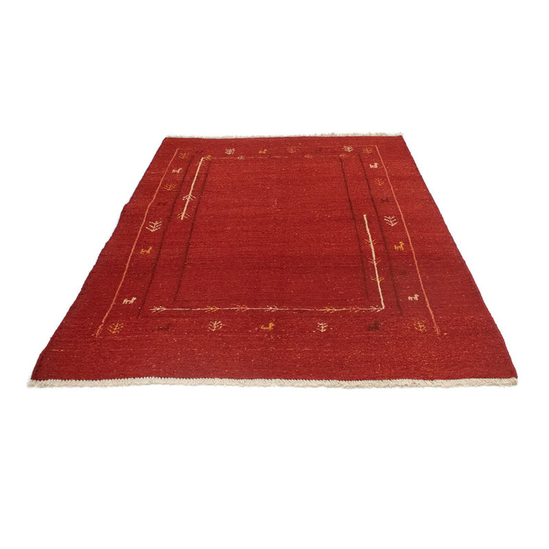 Gabbeh-tæppe - Persisk - 200 x 142 cm - rød