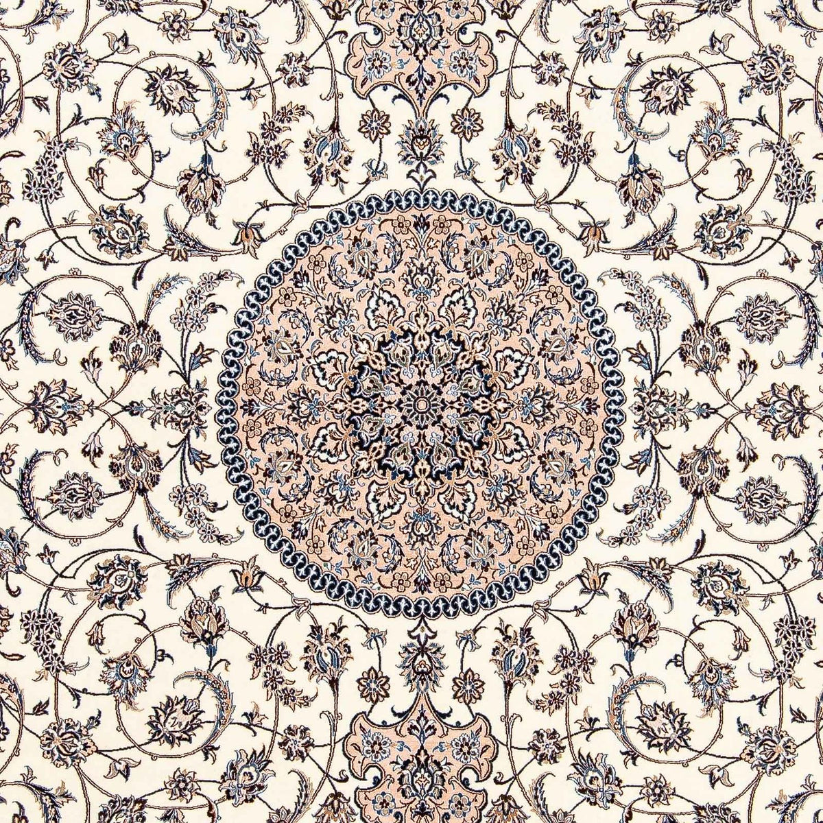 Persisk tæppe - Nain - Premium - 307 x 206 cm - beige