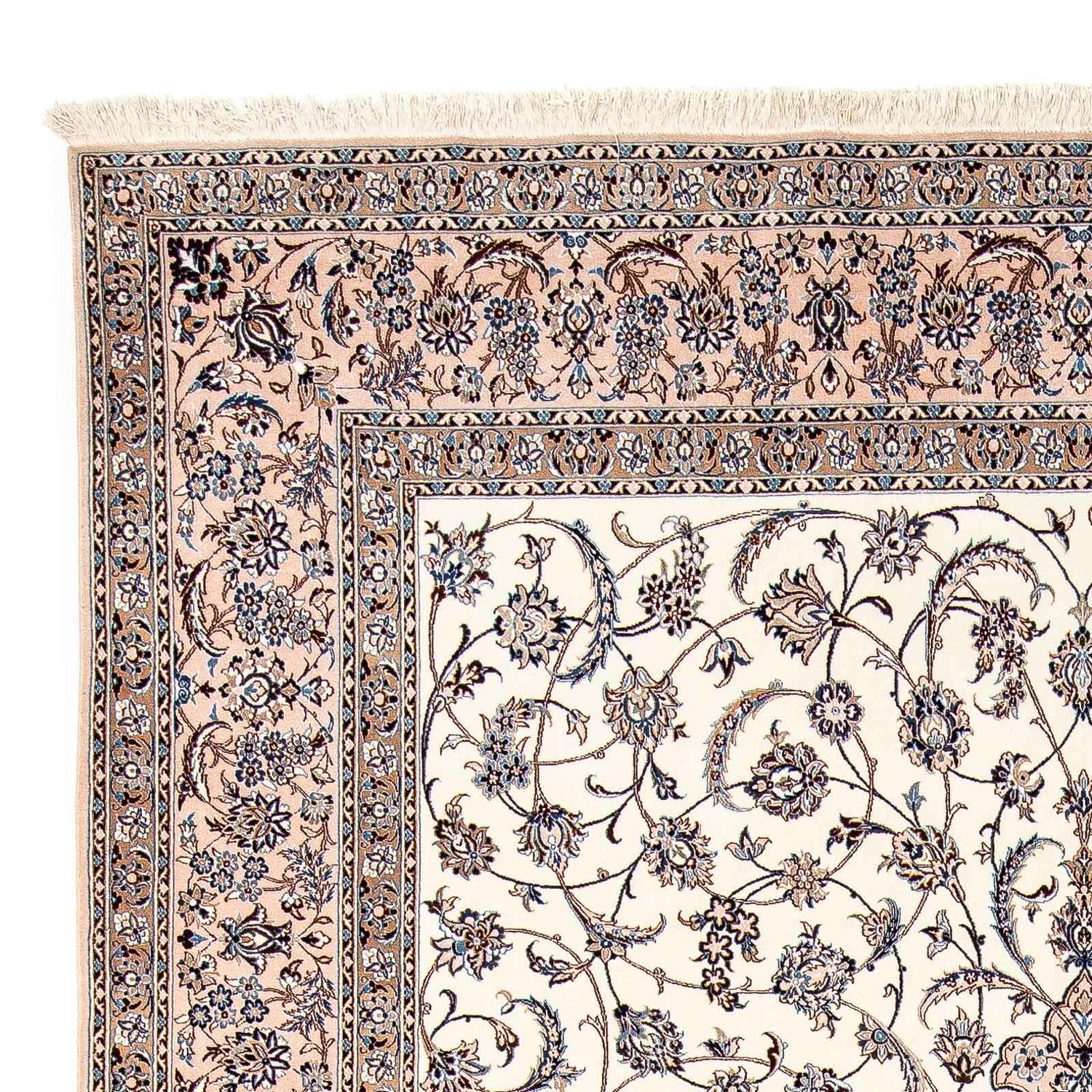 Persisk tæppe - Nain - Premium - 307 x 206 cm - beige