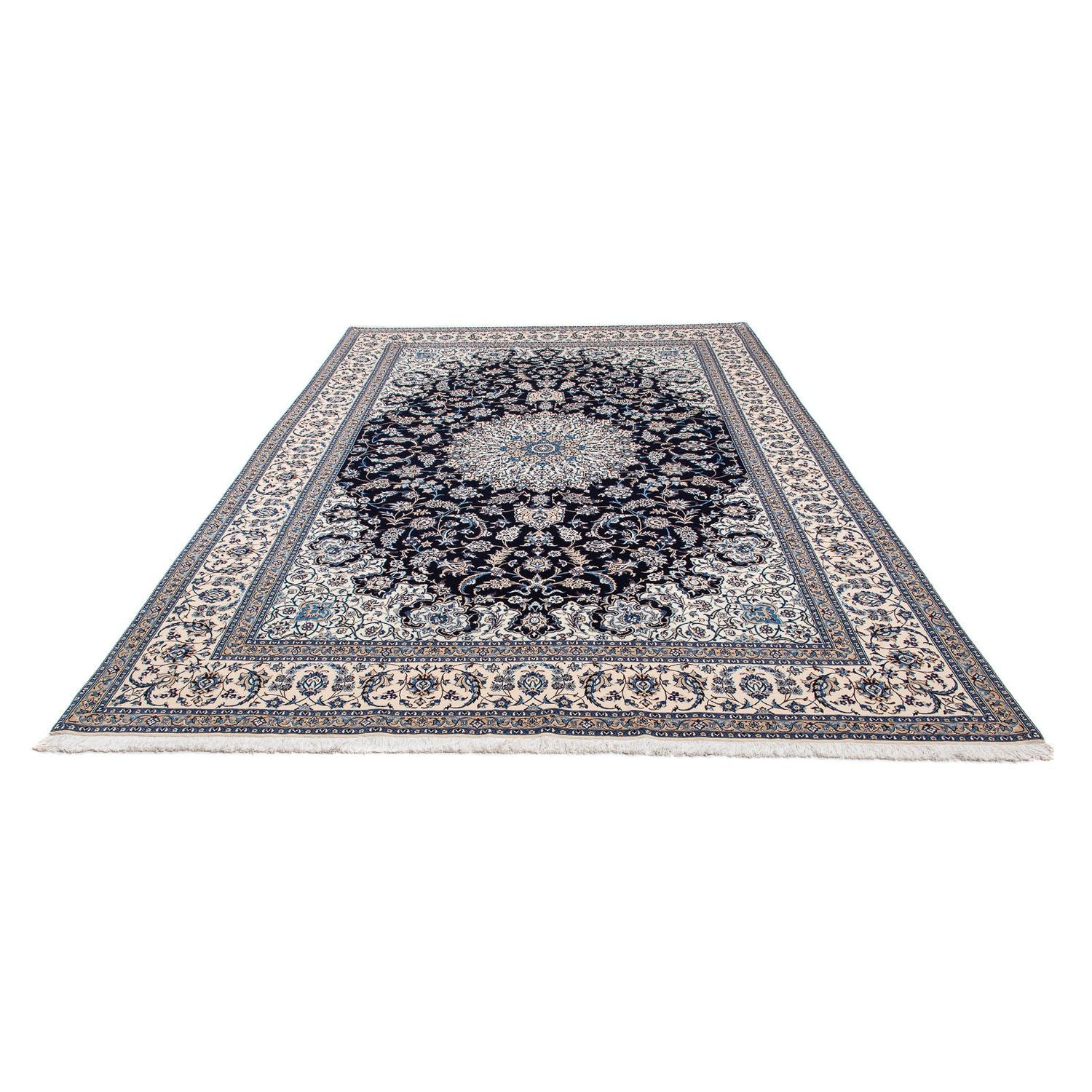 Persisk tæppe - Nain - Premium - 327 x 211 cm - beige