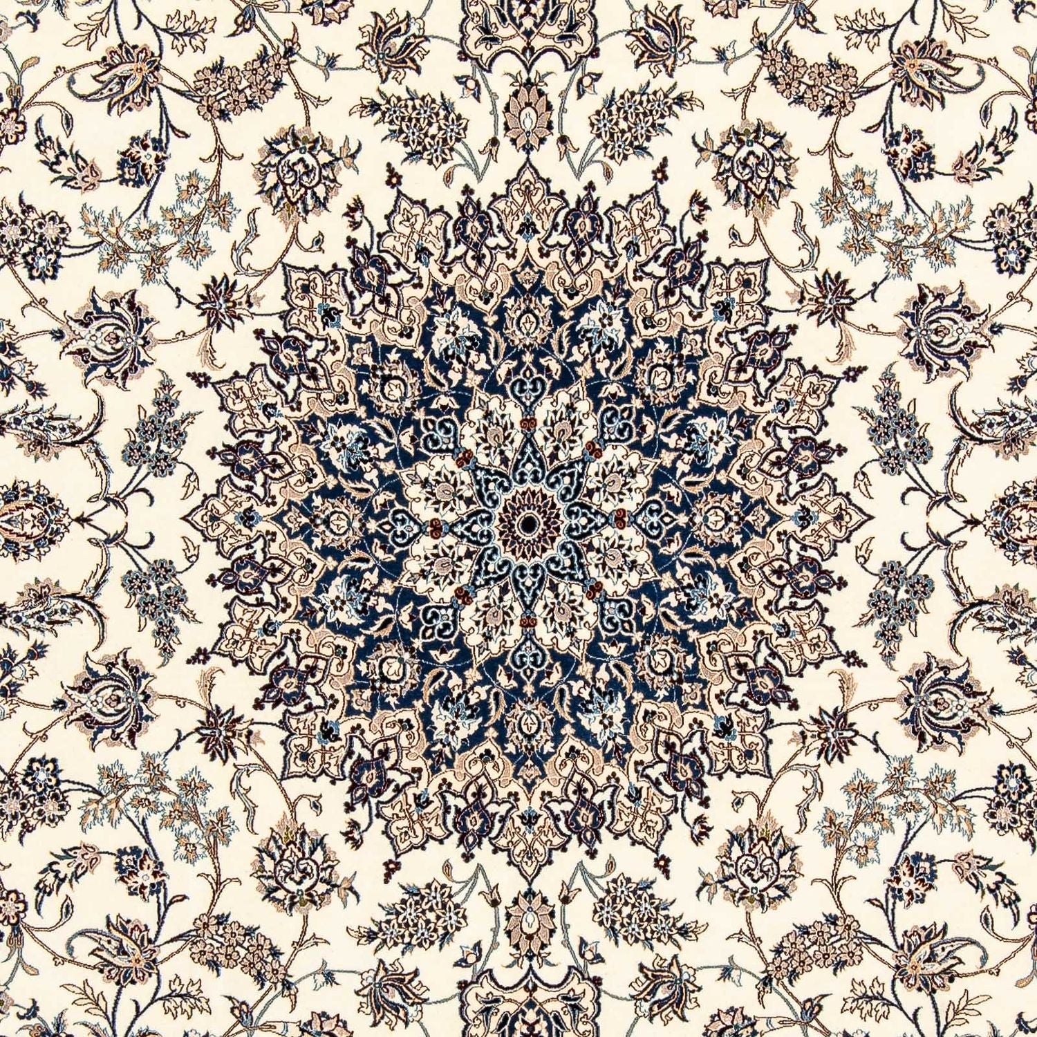 Persisk tæppe - Nain - Premium - 328 x 218 cm - beige