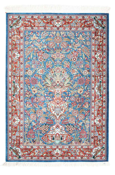 Qom Tæppe 81x119cm - Persisk tæppe