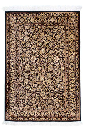 Persisk tæppe - Ghom - 118 x 80 cm - mørkeblå