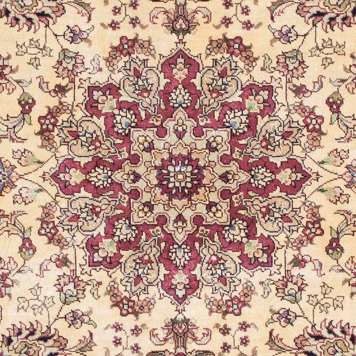 Orientalsk tæppe - Hereke - 122 x 69 cm - mørkerød