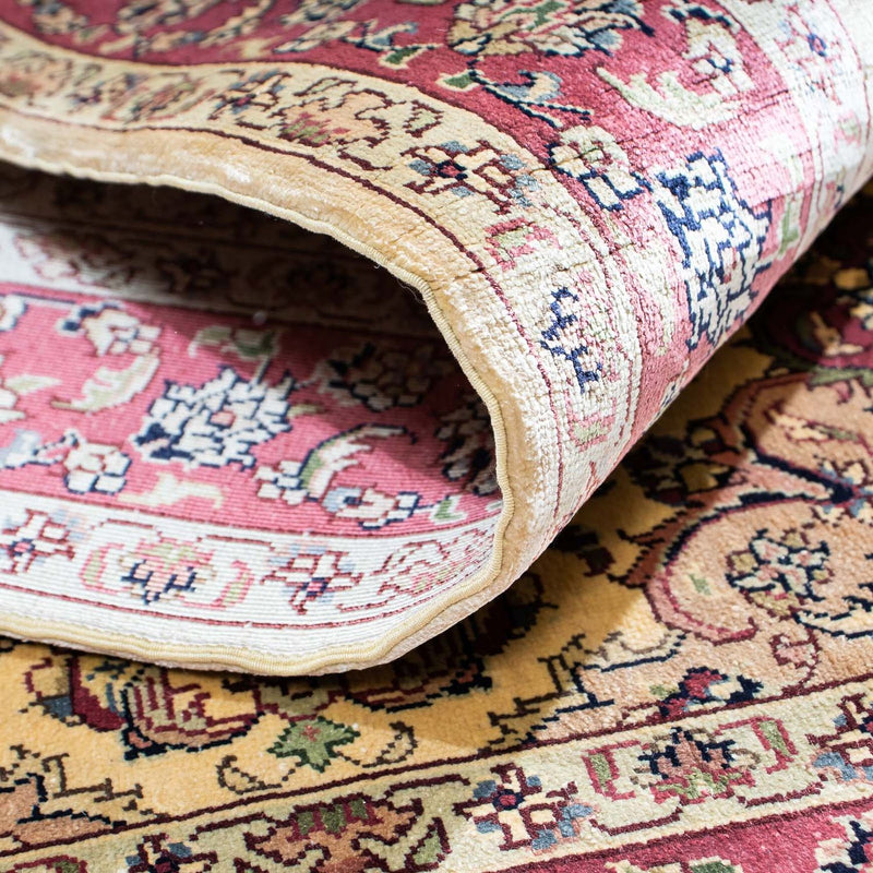 Orientalsk tæppe - Hereke - 122 x 69 cm - mørkerød