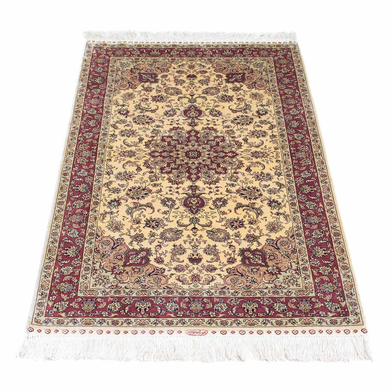 Orientalsk tæppe - Hereke - 122 x 69 cm - mørkerød