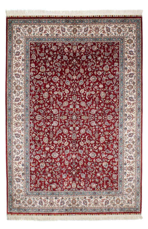 Orientalsk tæppe - Hereke - 246 x 170 cm - mørkerød