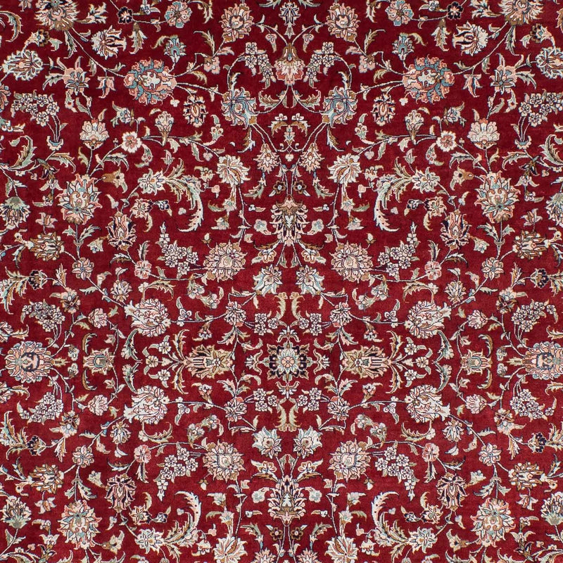 Orientalsk tæppe - Hereke - 246 x 170 cm - mørkerød