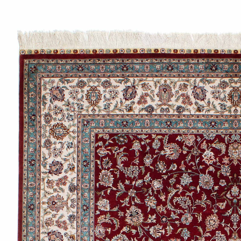 Orientalsk tæppe - Hereke - 246 x 170 cm - mørkerød