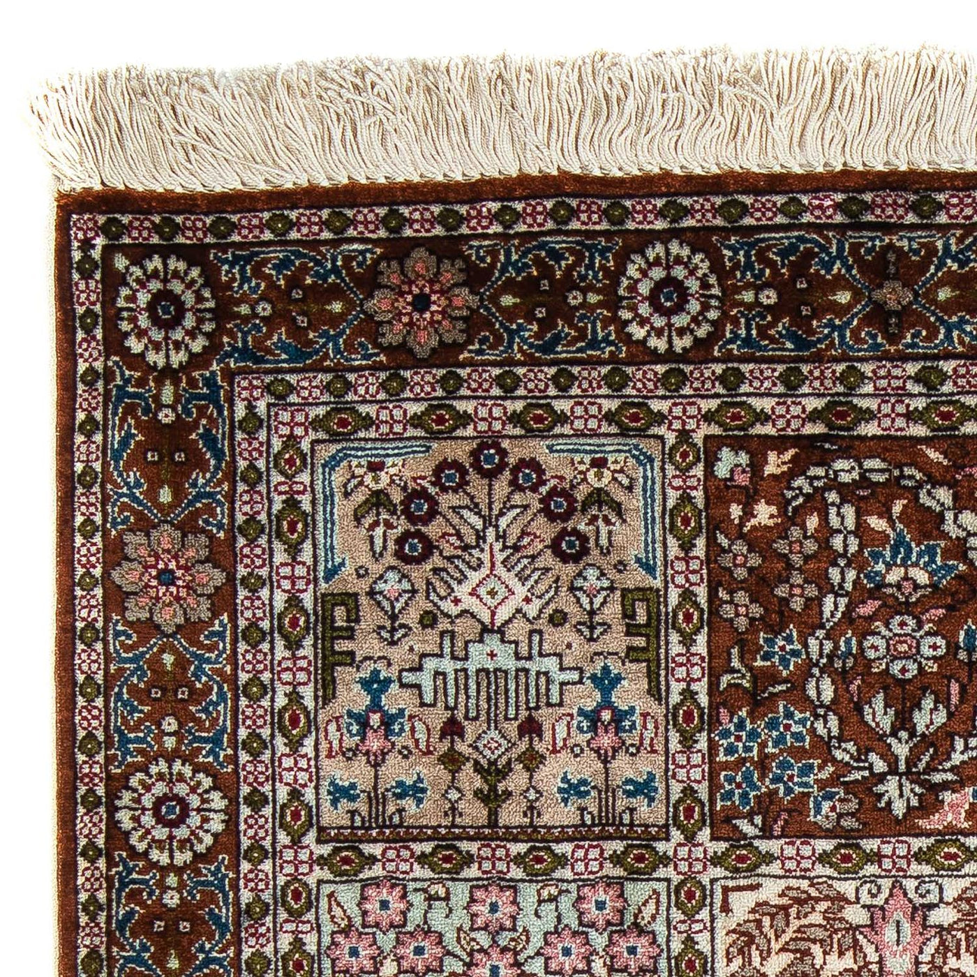 Qom Tæppe 91x59cm - Persisk tæppe