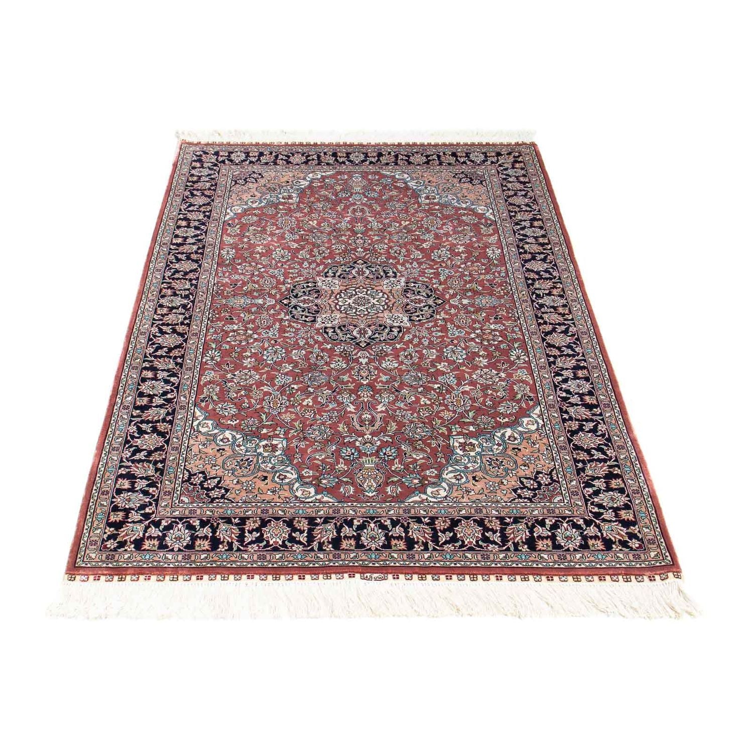 Orientalsk tæppe - Hereke - 152 x 91 cm - mørkerød