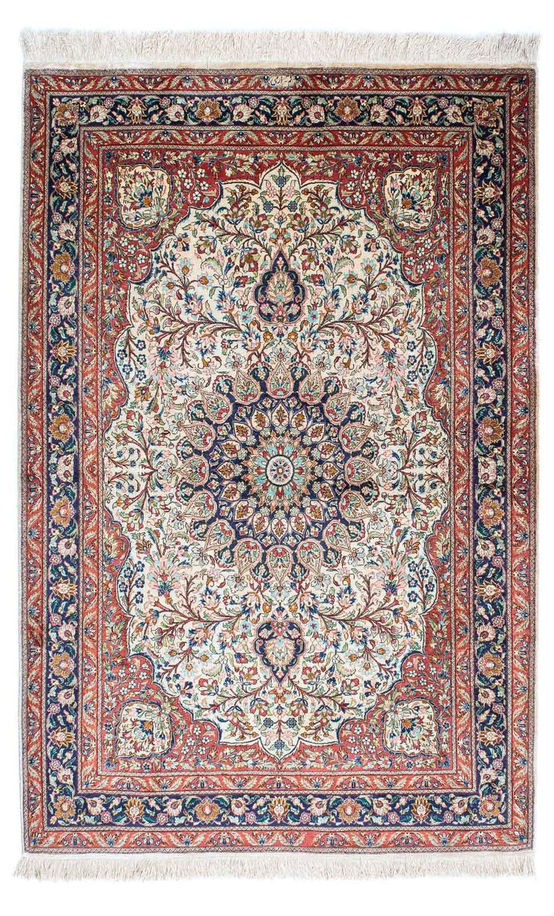 Persisk tæppe - Ghom - 155 x 104 cm - beige