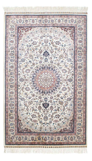 Orientalsk tæppe - Hereke - 152 x 91 cm - mørkerød