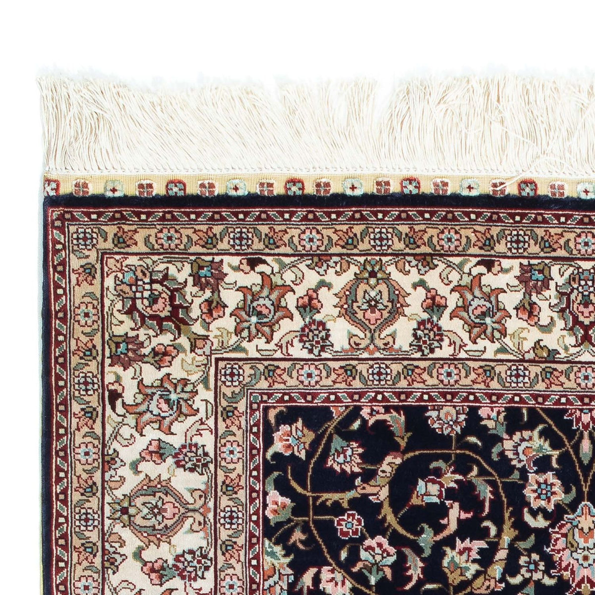 Orientalsk tæppe - Hereke - 122 x 76 cm - mørkerød