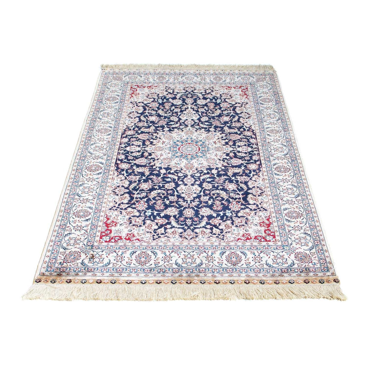 Orientalsk tæppe - Hereke - 152 x 91 cm - mørkerød
