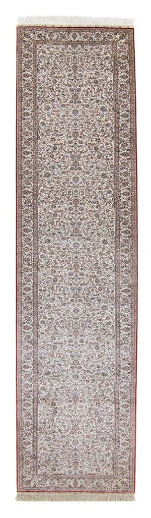 Løber Orientalsk tæppe - Hereke - 368 x 78 cm - mørkerød
