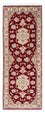Løber Persisk tæppe - Tabriz - 206 x 78 cm - mørkerød