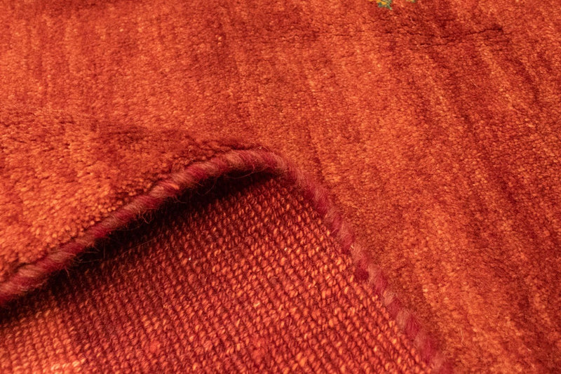 Gabbeh Tæppe - Loribaft Persisk - 233 x 173 cm - rød